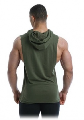 Gold's Gym Pánská vesta GGSWT143 khaki