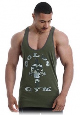 Gold's Gym pánské tílko GGVST145 khaki