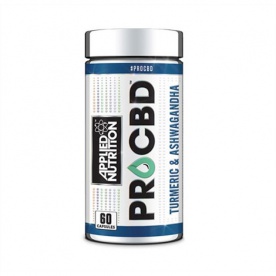 Applied Nutrition PRO CBD Kurkuma a Ašvaganda 60 kapslí VÝPRODEJ