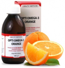 Health Institute Opti Omega 3 200 ml - pomeranč