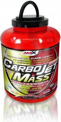 Amix CarboJet Mass Professional 1800 g - vanilka PROŠLÉ DMT 6.2021