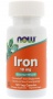 Now Foods Iron Ferrochel (železo chelát) 18 mg 120 kapslí