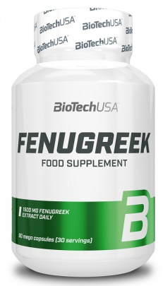 BiotechUSA Fenugreek, Pískavice řecké seno 60 kapslí