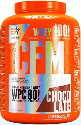 Extrifit CFM Instant Whey 80 2270 g - vanilka VÝPRODEJ (POŠK.OBAL)