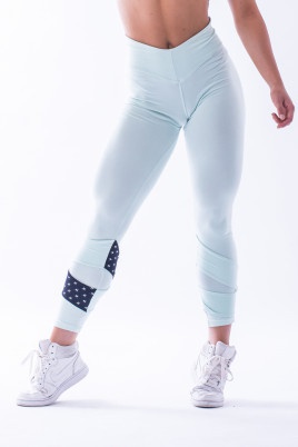 Nebbia Asymetrical 7/8 legíny 639 mint - S