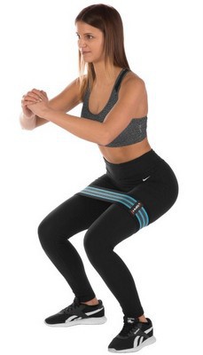 HMS Set Posilovacích gum Hip band (Booty Band) HB12 3v1