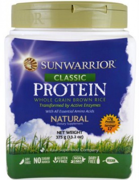 Sunwarrior Protein Classic 375 g - čokoláda PROŠLÉ DMT