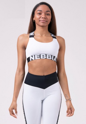 Nebbia Power Your Hero sportovní podprsenka 535 white