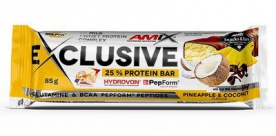 Amix Exclusive Protein Bar 85g - ananas/kokos PROŠLÉ DMT