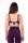 Nebbia Airy Straps sportovní podprsenka 693 burgundy - M VÝPRODEJ