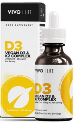 Vivo Life Vegan Vitamin D3 + K2 50 ml