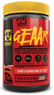 Mutant gEAAr 400 g + Lift to Kill šejkr cup červený 600 ml ZDARMA