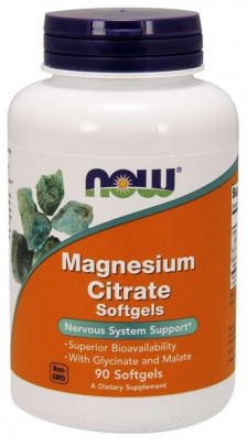 Now Foods Magnesium Citrate (glycinát, citrát, malát)