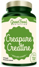 GreenFood Creatine Creapure 120 kapslí
