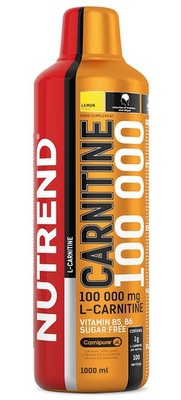Nutrend Carnitine 100000 1000 ml + Synephrine 60 kapslí ZDARMA