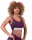 Nebbia Airy Straps sportovní podprsenka 693 burgundy - M VÝPRODEJ