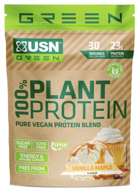 USN 100% Plant Protein 900g - čokoláda VÝPRODEJ (POŠK.OBAL)