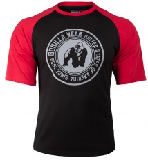 Gorilla Wear Pánské tričko Texas T-shirt Black/Red