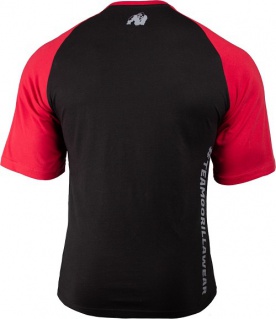 Gorilla Wear Pánské tričko Texas T-shirt Black/Red