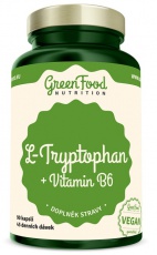 GreenFood L-Tryptophan + Vitamin B6 90 kapslí