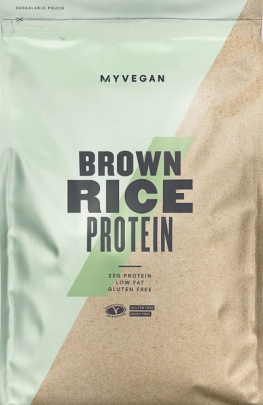 Myprotein Brownie Rice Protein 1000 g - bez příchuti