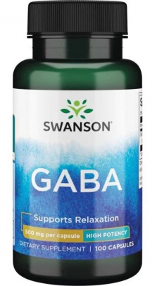Swanson Gaba 500 mg 100 kapslí