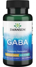Swanson Gaba 500 mg 100 kapslí