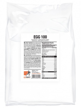 Extrifit Egg 100 - 100 % vaječný protein 1000 g VÝPRODEJ (POŠK.OBAL)