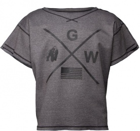Gorilla Wear Pánské tričko s krátkým rukávem Sheldon Workout Top Gray