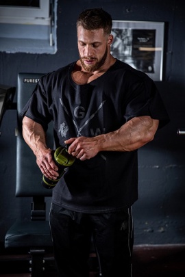 Gorilla Wear Pánské tričko s krátkým rukávem Sheldon Workout Top Gray