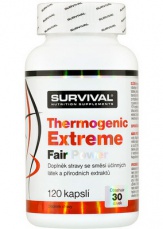 Survival Thermogenic Extreme Fair Power 120 kapslí + Thermogenic Fair Power 60 kapslí ZDARMA
