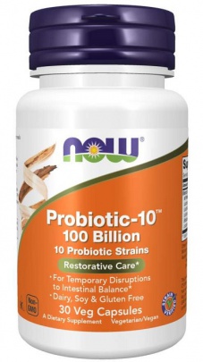 Now Foods Probiotic-10 100 Billion 30 kapslí