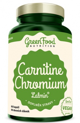 GreenFood Carnitin Chrom Lalmin® 60 kapslí