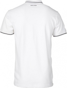 Gorilla Wear Pánské polo tričko Delano Polo White/Black