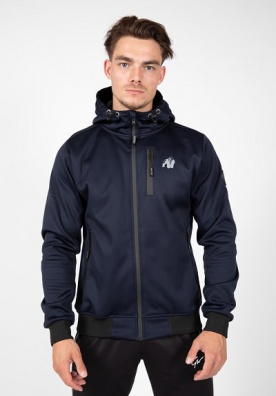 Gorilla Wear Pánská bunda Glendale Softshell Jacket Navy Blue VÝPRODEJ