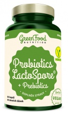 GreenFood Probiotics Lactospore + Prebiotics 60 kapslí