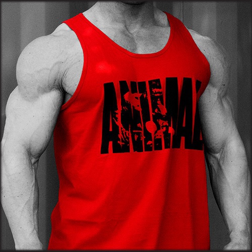 Universal Animal pánské tílko Iconic Tank Top červená Universal Animal pánské tílko Iconic Tank Top červená