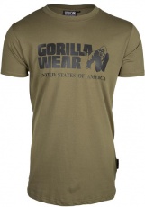 Gorilla Wear Pánské tričko s krátkým rukávem Classic T-shirt Army Green