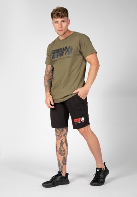 Gorilla Wear Pánské tričko s krátkým rukávem Classic T-shirt Army Green
