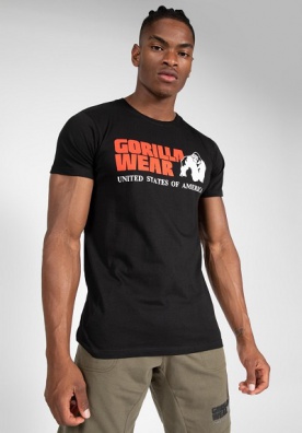 Gorilla Wear Pánské tričko s krátkým rukávem Classic T-shirt Black