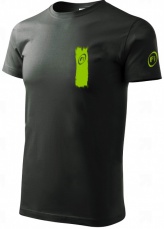 Fitness007 Pánské tričko khaki #musíšfurt
