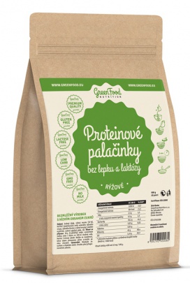 GreenFood Proteinové palačinky bez lepku a laktózy rýžové 500 g
