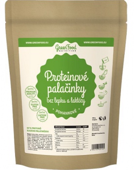 GreenFood Proteinové palačinky bez lepku a laktózy pohankové 500 g