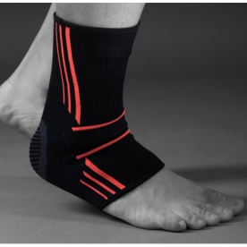 Power System bandáže na kotníky Ankle Support Evo oranžová