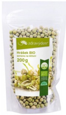 Zdravý den Hrášek BIO 200 g - semena na klíčení