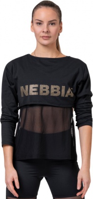 Nebbia Intense Mesh tričko 805