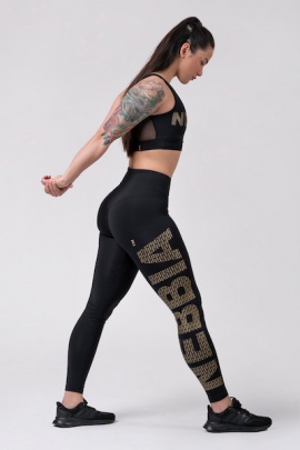 Nebbia Gold print legíny 827