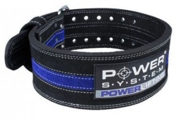 POWER SYSTEM Fitness opasek POWERLIFTING 3800 modrý
