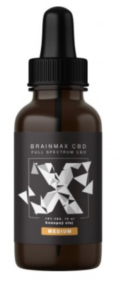 BrainMax CBD olej 15 % 1500 mg 10 ml - Medium