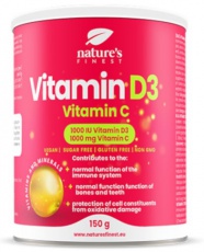 Nature's Finest Vitamin D3 + Vitamin C 150g